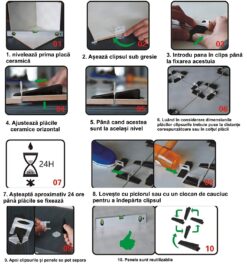 Alternative view of Kit SMART LEVELING 3000+200 nivelare gresie/faianță • rost 1-3 mm