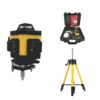 Nivelă laser 4D LG60007 • 16 linii verzi, autonivelantă 360°, trepied inclus